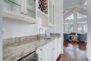 Gables by the Sea- Wet bar off the living room area