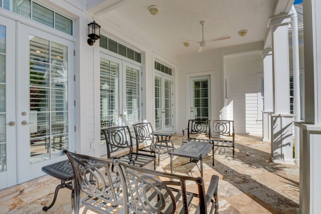 Gables by the Sea- Outdoor living area