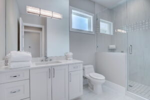 The Sand Castle - Full Bathroom 2 with walk in shower