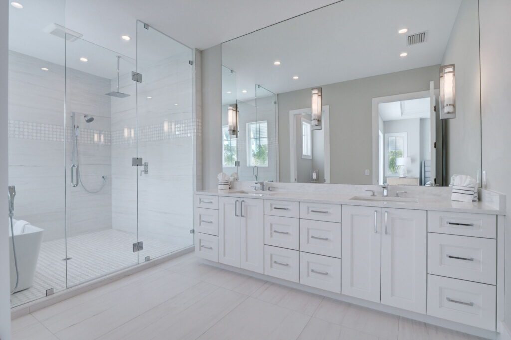 The Sand Castle - Full Bathroom 3 with double vanity and walk in shower and soaking tub