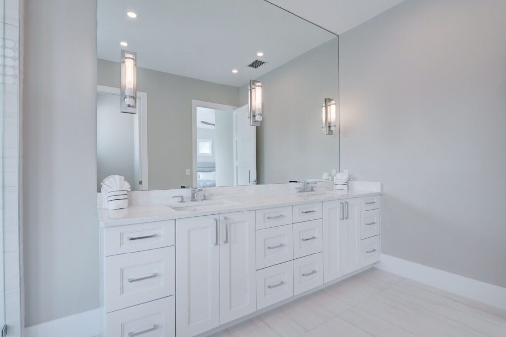 The Sand Castle - Full Bathroom 3 with double vanity and walk in shower and soaking tub