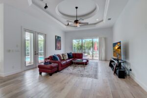 Palm Paradise- Living Room