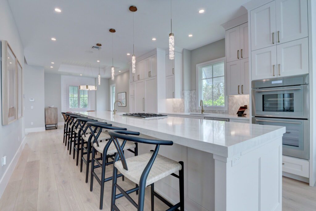 The Sand Castle - Chef's Kitchen with plenty of island seating